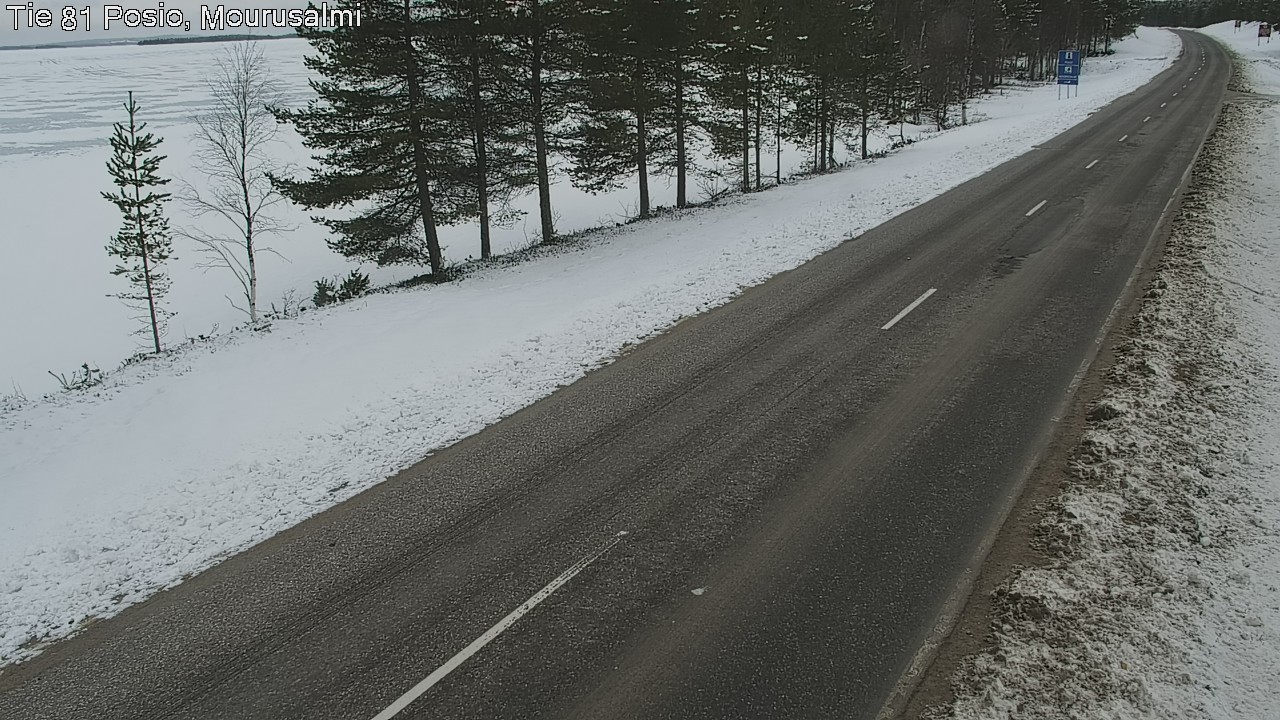 Kelikamerat Kuva Tie 81 Posio, Mourusalmi, Posio, Lappi