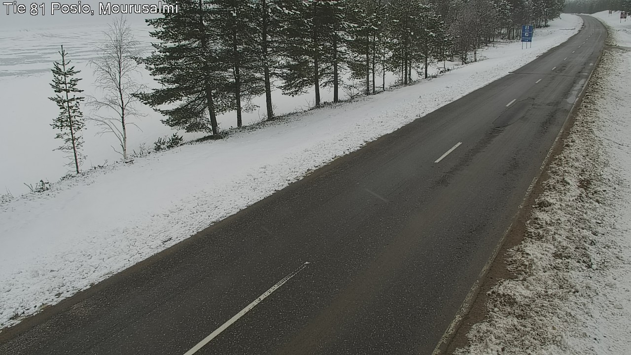 Kelikamerat Kuva Tie 81 Posio, Mourusalmi, Posio, Lappi
