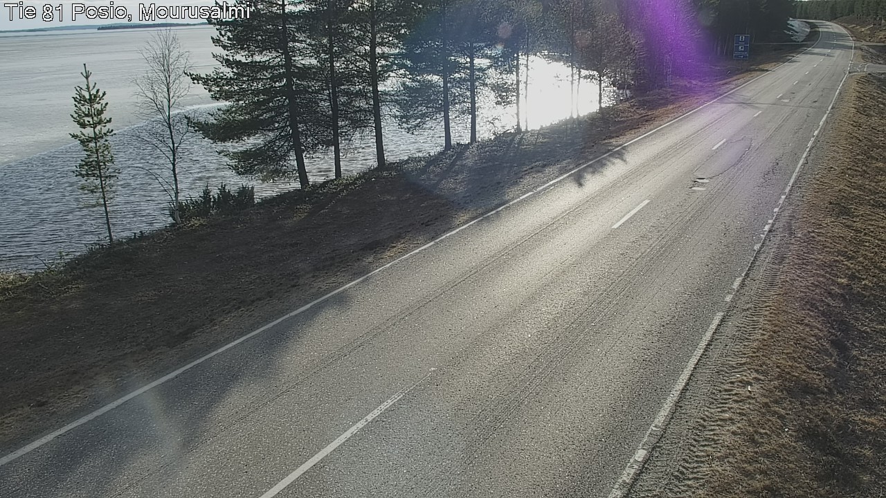 Weather Camera Image Väg 81 Posio, Mourusalmi, Posio, Lappi