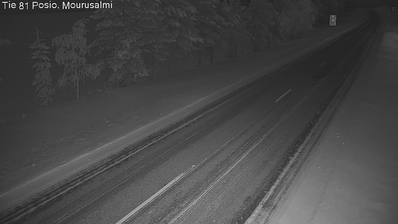 Kelikamerat Kuva Tie 81 Posio, Mourusalmi, Posio, Lappi