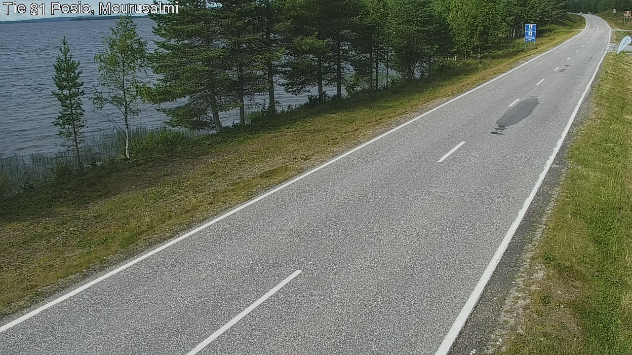 Weather Camera Image Väg 81 Posio, Mourusalmi, Posio, Lappi