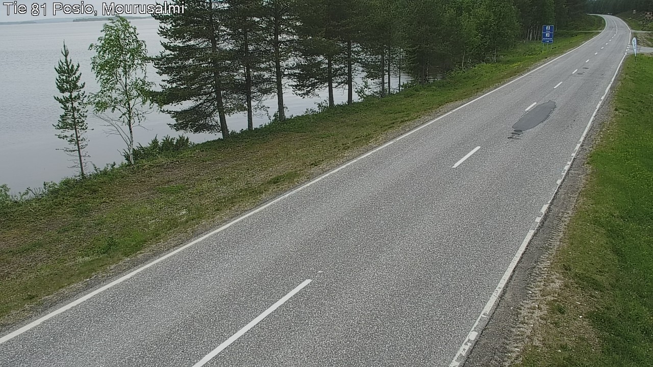Kelikamerat Kuva Tie 81 Posio, Mourusalmi, Posio, Lappi