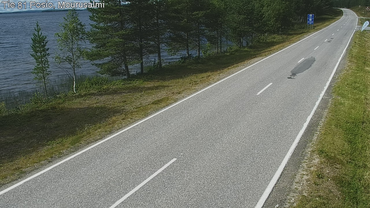 Weather Camera Image Väg 81 Posio, Mourusalmi, Posio, Lappi