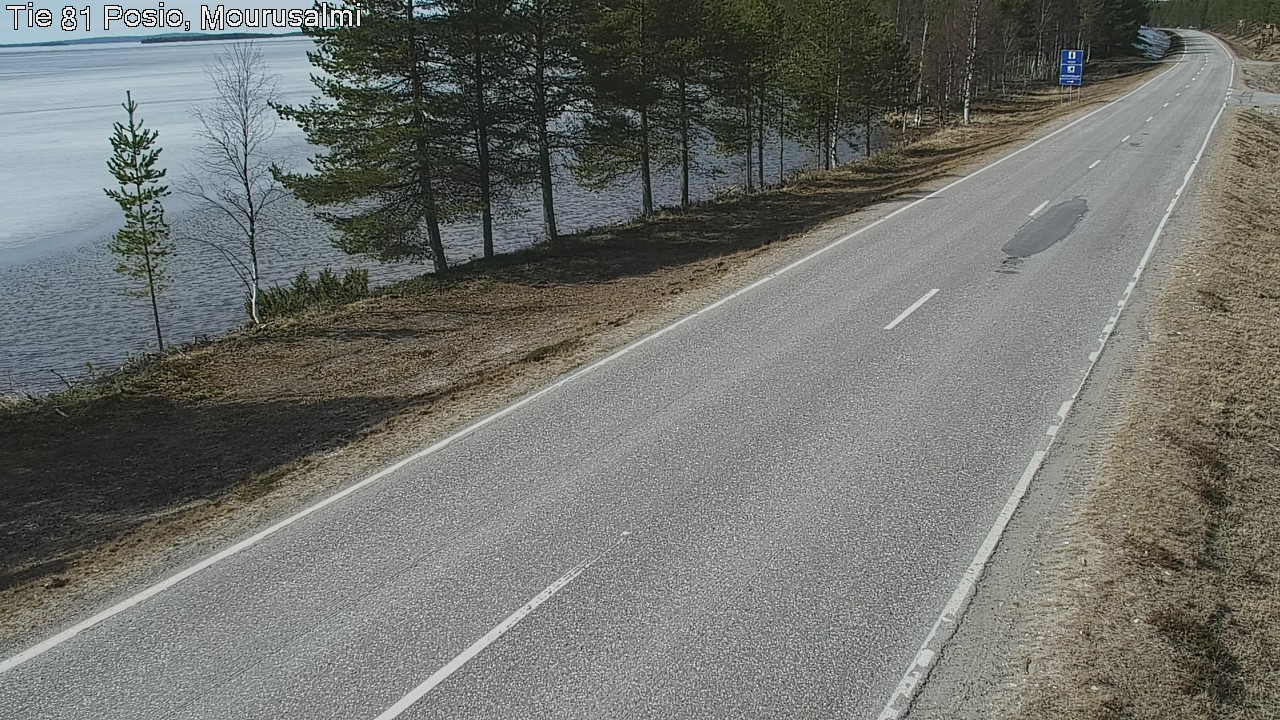 Weather Camera Image Väg 81 Posio, Mourusalmi, Posio, Lappi