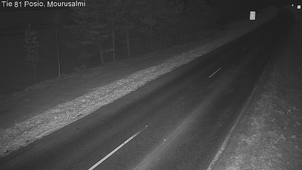 Kelikamerat Kuva Tie 81 Posio, Mourusalmi, Posio, Lappi