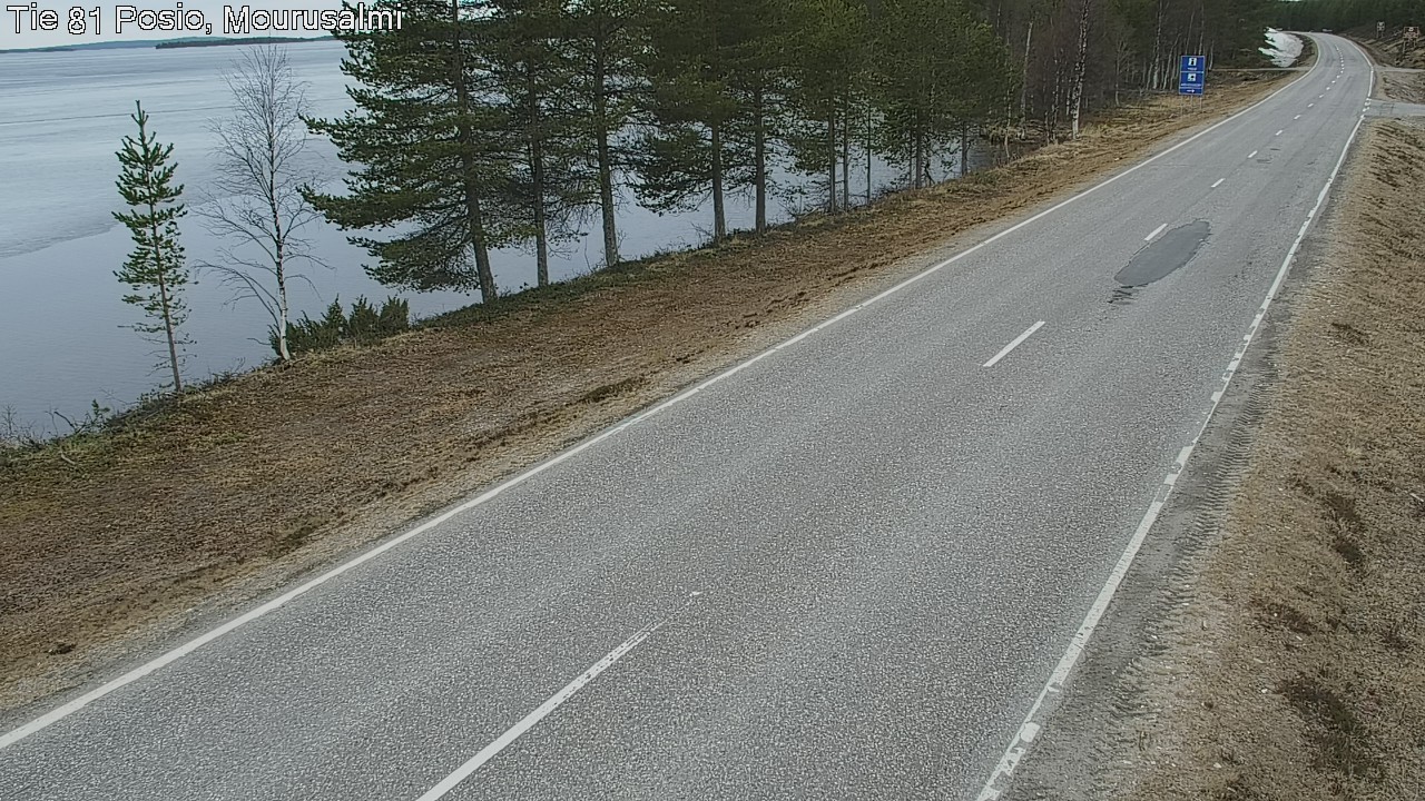 Weather Camera Image Väg 81 Posio, Mourusalmi, Posio, Lappi