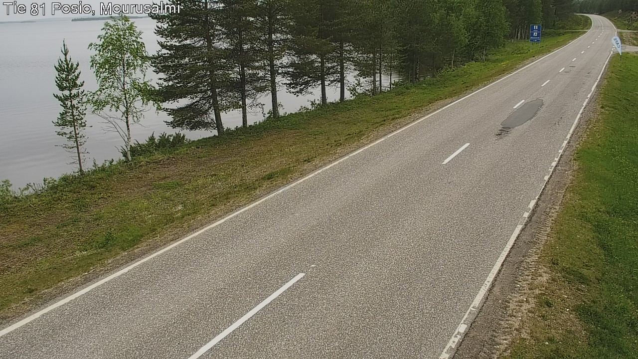 Kelikamerat Kuva Tie 81 Posio, Mourusalmi, Posio, Lappi