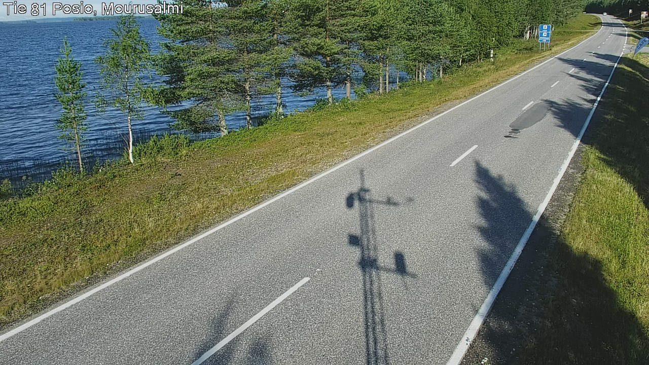 Weather Camera Image Väg 81 Posio, Mourusalmi, Posio, Lappi