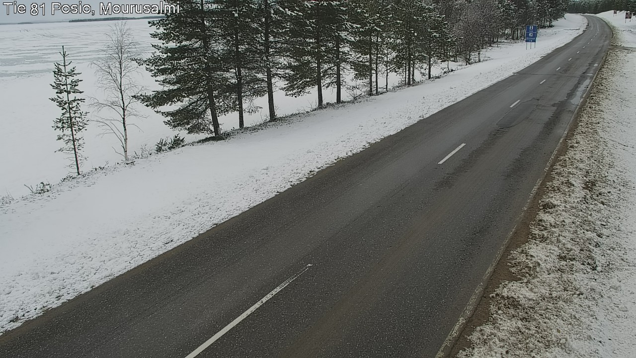 Kelikamerat Kuva Tie 81 Posio, Mourusalmi, Posio, Lappi