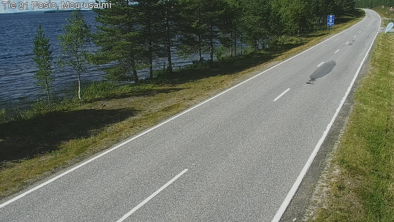 Weather Camera Image Väg 81 Posio, Mourusalmi, Posio, Lappi