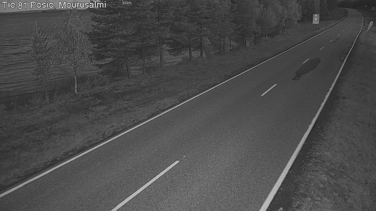 Kelikamerat Kuva Tie 81 Posio, Mourusalmi, Posio, Lappi