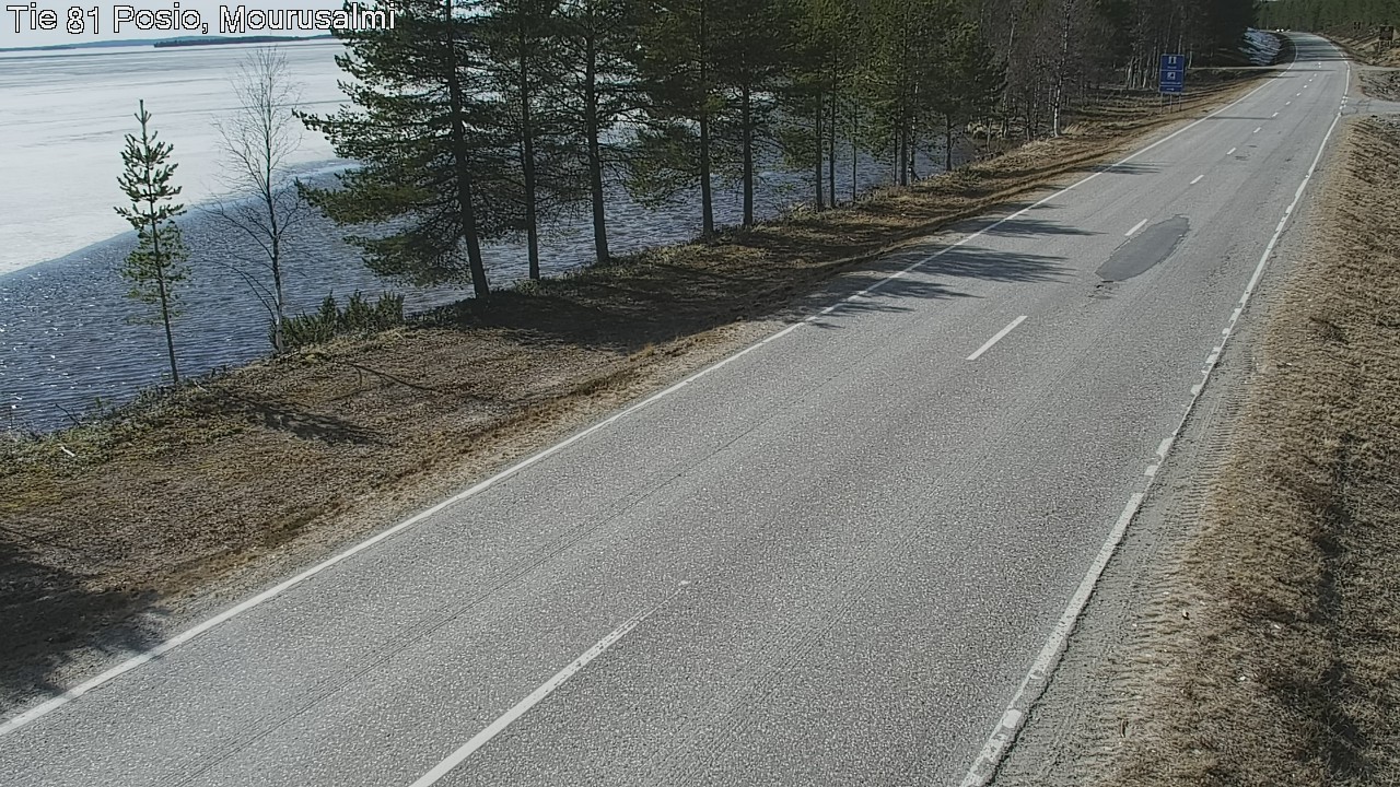 Weather Camera Image Väg 81 Posio, Mourusalmi, Posio, Lappi