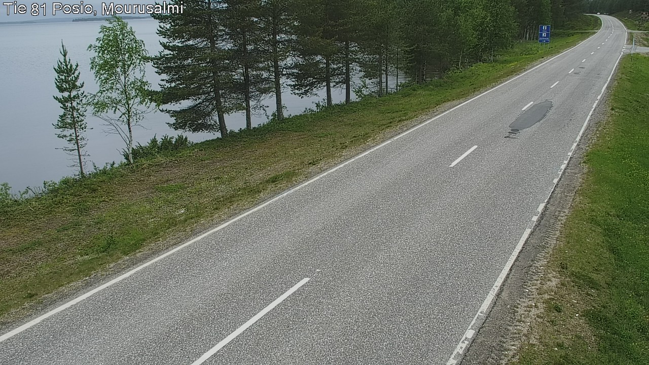 Weather Camera Image Väg 81 Posio, Mourusalmi, Posio, Lappi