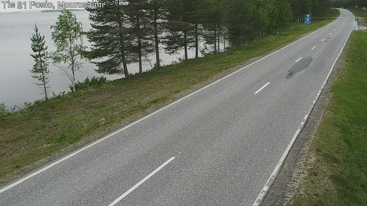 Kelikamerat Kuva Tie 81 Posio, Mourusalmi, Posio, Lappi