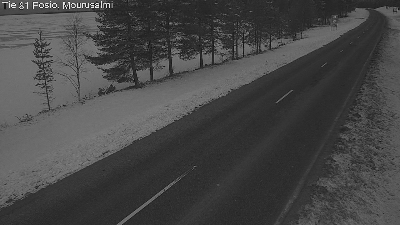 Kelikamerat Kuva Tie 81 Posio, Mourusalmi, Posio, Lappi