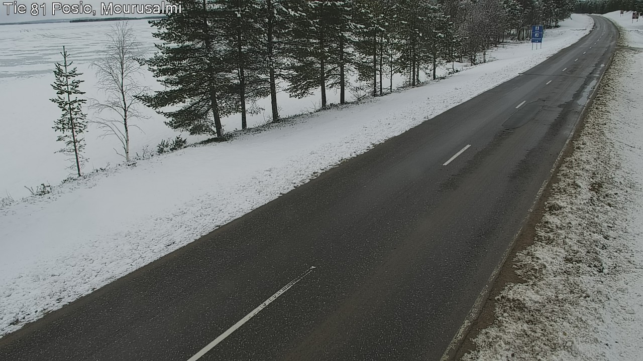 Kelikamerat Kuva Tie 81 Posio, Mourusalmi, Posio, Lappi