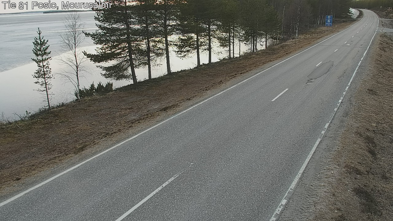 Weather Camera Image Road 81 Posio, Mourusalmi, Posio, Lappi
