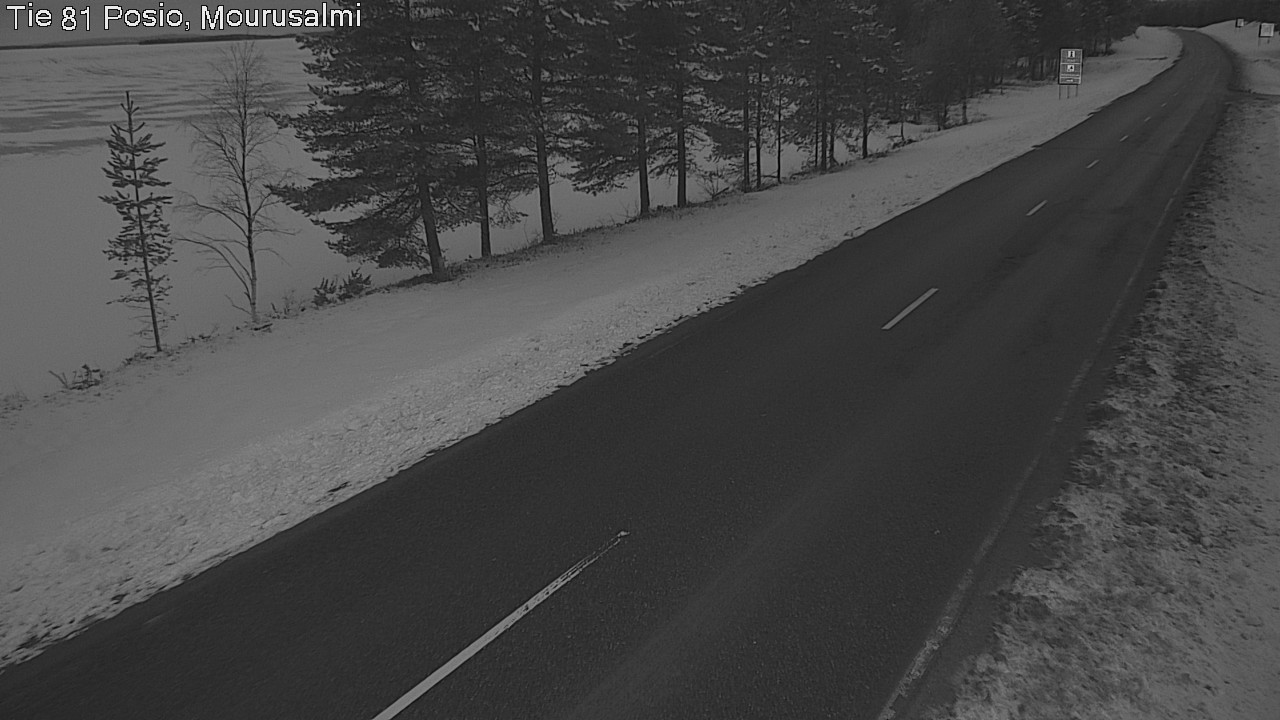 Kelikamerat Kuva Tie 81 Posio, Mourusalmi, Posio, Lappi