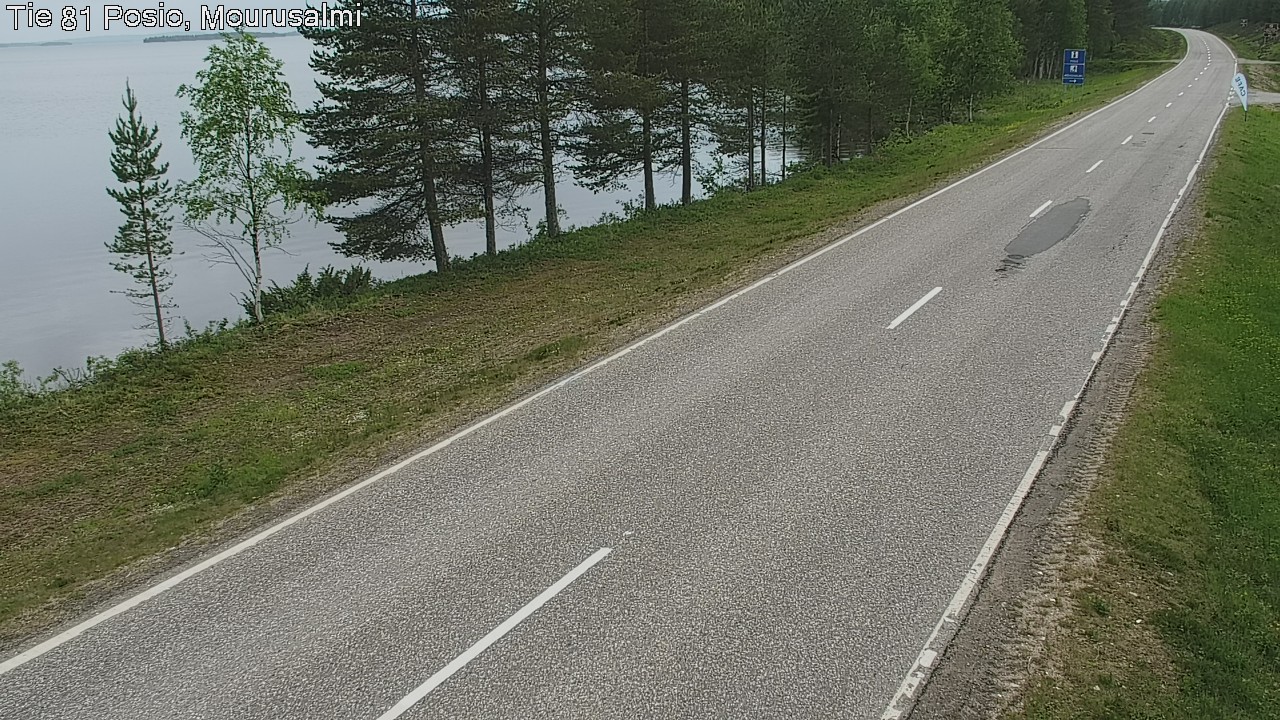 Kelikamerat Kuva Tie 81 Posio, Mourusalmi, Posio, Lappi