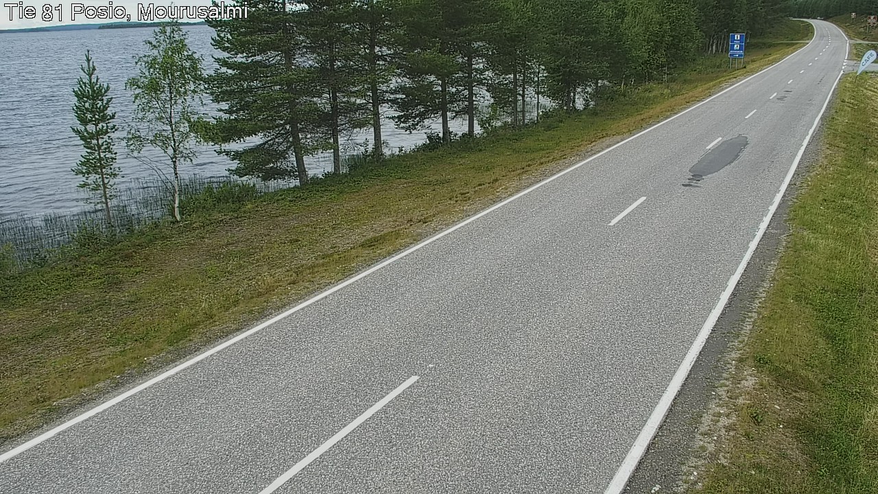 Weather Camera Image Väg 81 Posio, Mourusalmi, Posio, Lappi