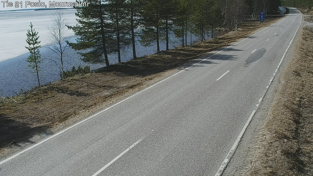 Weather Camera Image Väg 81 Posio, Mourusalmi, Posio, Lappi
