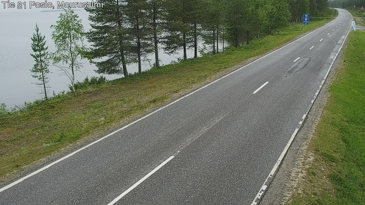 Kelikamerat Kuva Tie 81 Posio, Mourusalmi, Posio, Lappi