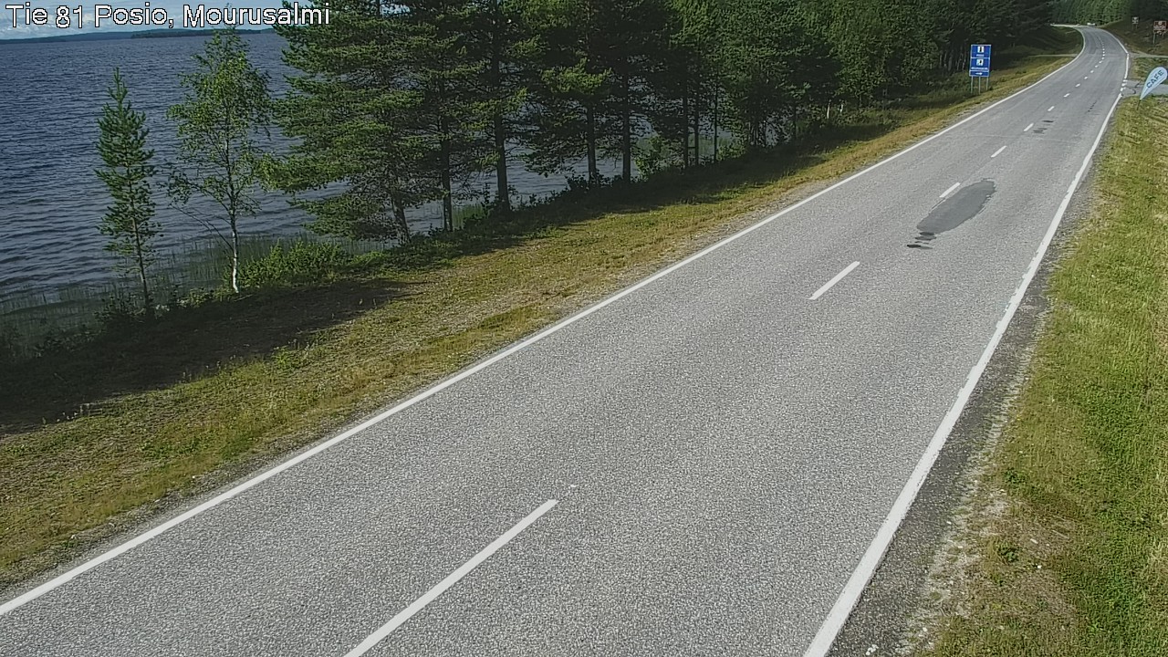 Weather Camera Image Väg 81 Posio, Mourusalmi, Posio, Lappi
