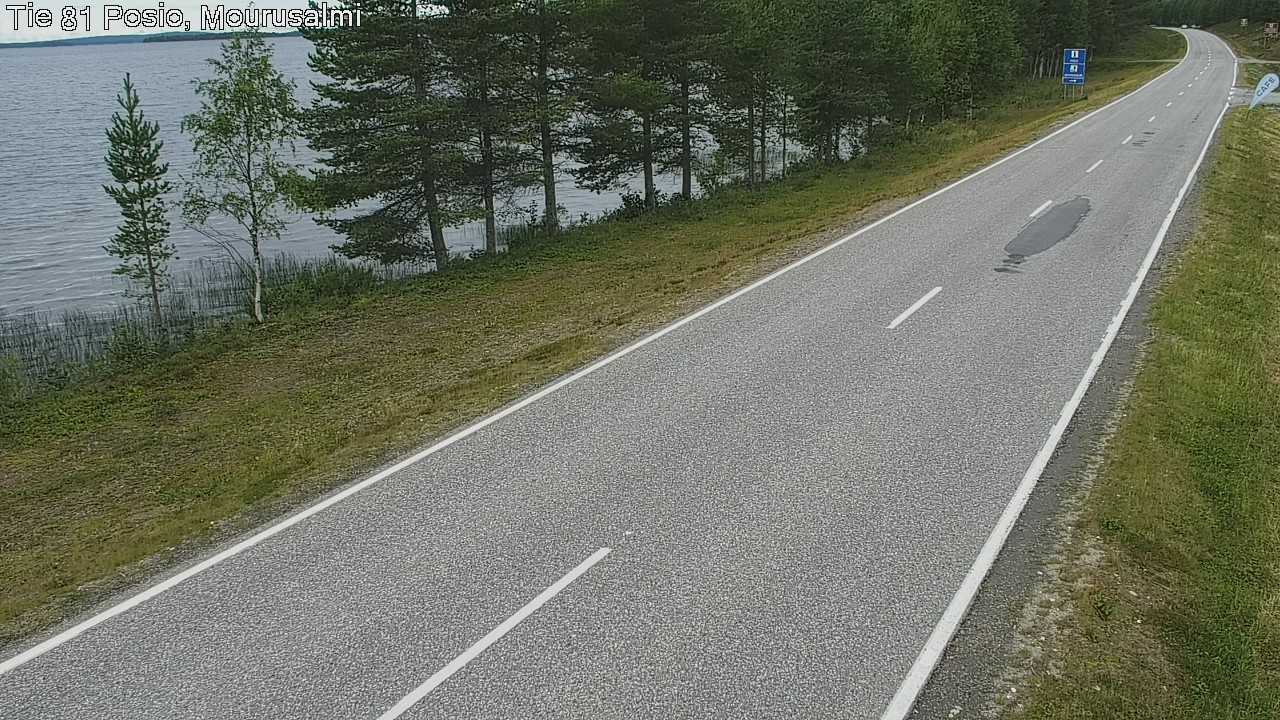 Weather Camera Image Väg 81 Posio, Mourusalmi, Posio, Lappi