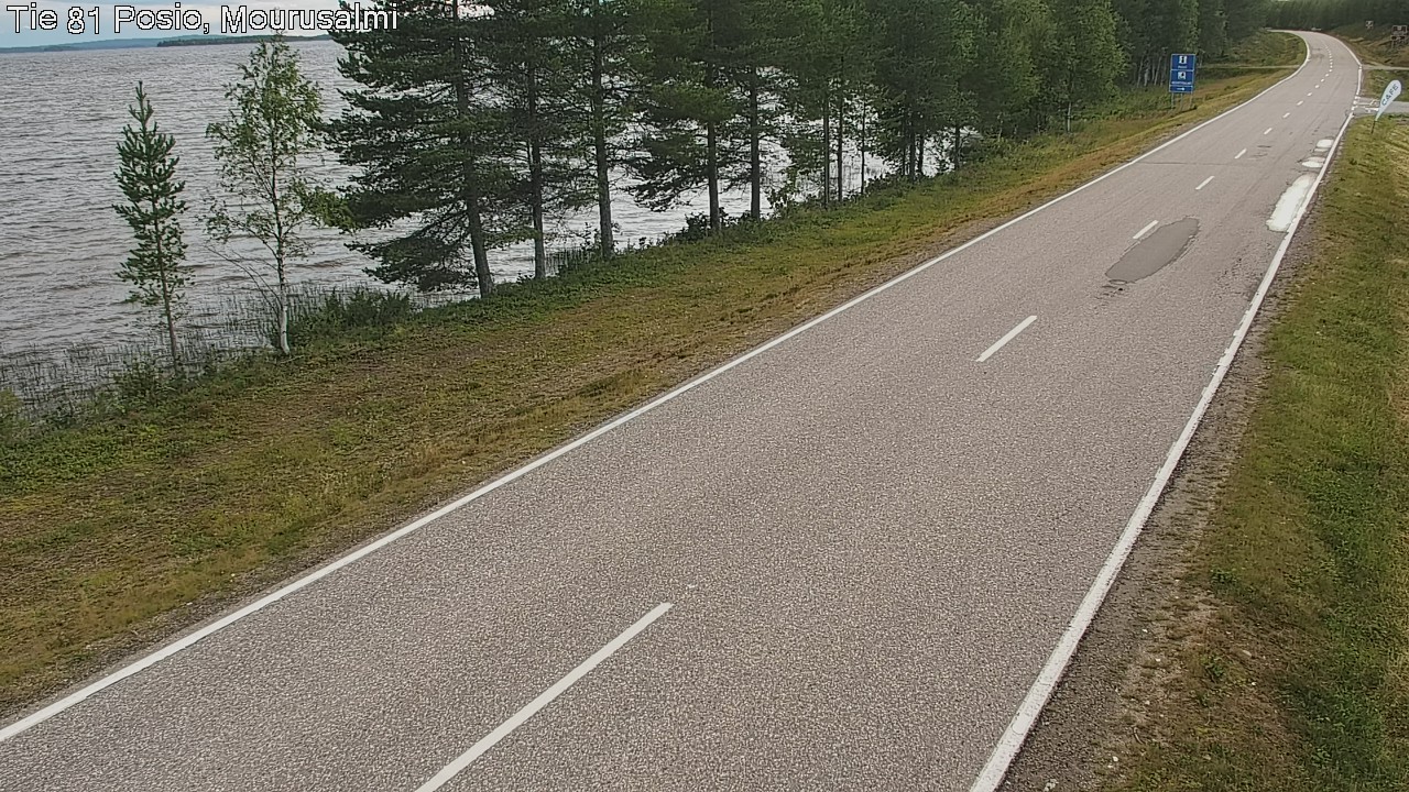 Kelikamerat Kuva Tie 81 Posio, Mourusalmi, Posio, Lappi