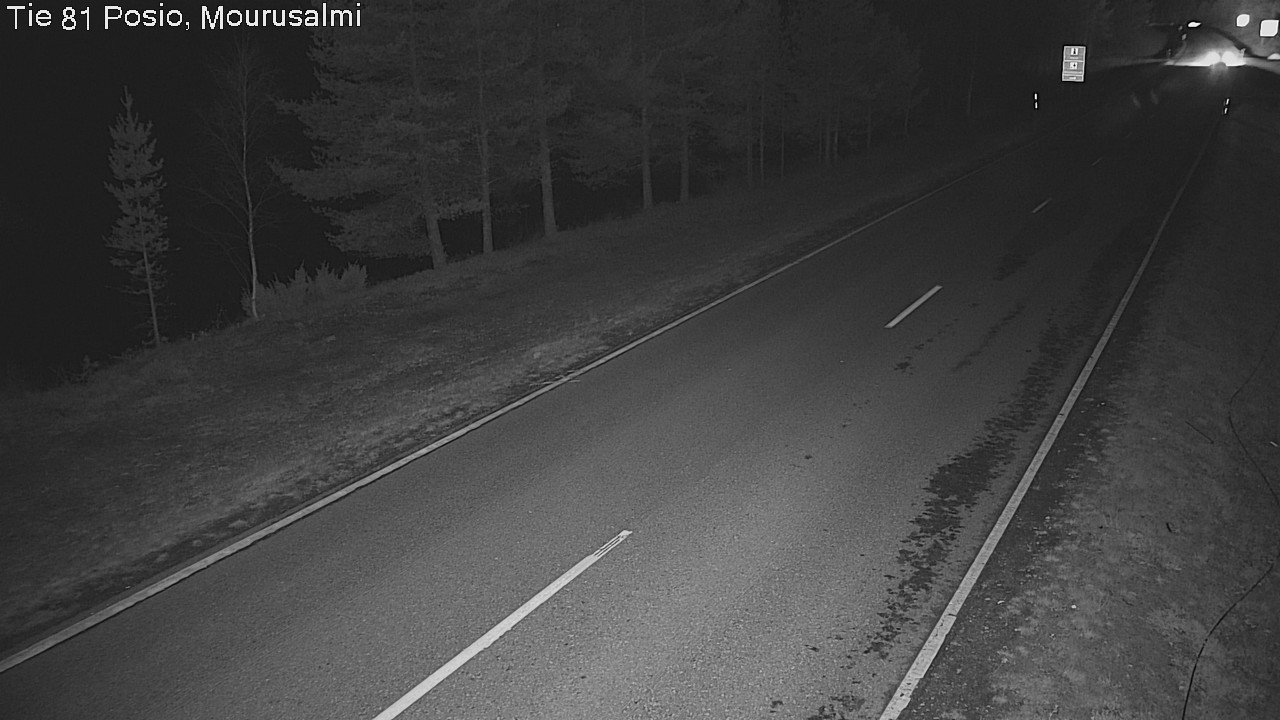 Kelikamerat Kuva Tie 81 Posio, Mourusalmi, Posio, Lappi