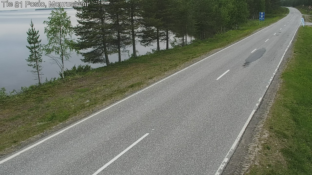 Kelikamerat Kuva Tie 81 Posio, Mourusalmi, Posio, Lappi