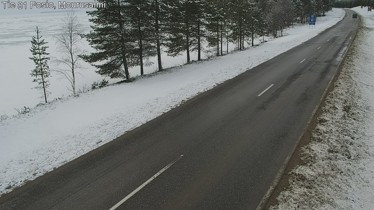 Kelikamerat Kuva Tie 81 Posio, Mourusalmi, Posio, Lappi