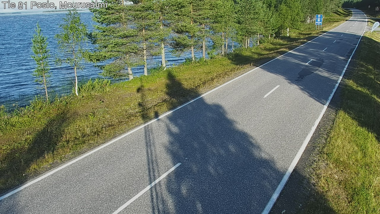 Weather Camera Image Väg 81 Posio, Mourusalmi, Posio, Lappi