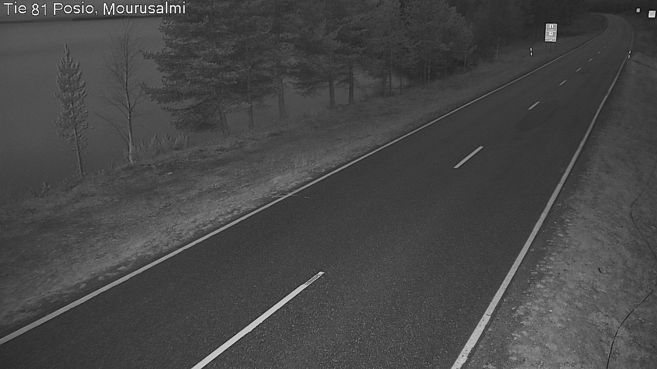 Kelikamerat Kuva Tie 81 Posio, Mourusalmi, Posio, Lappi