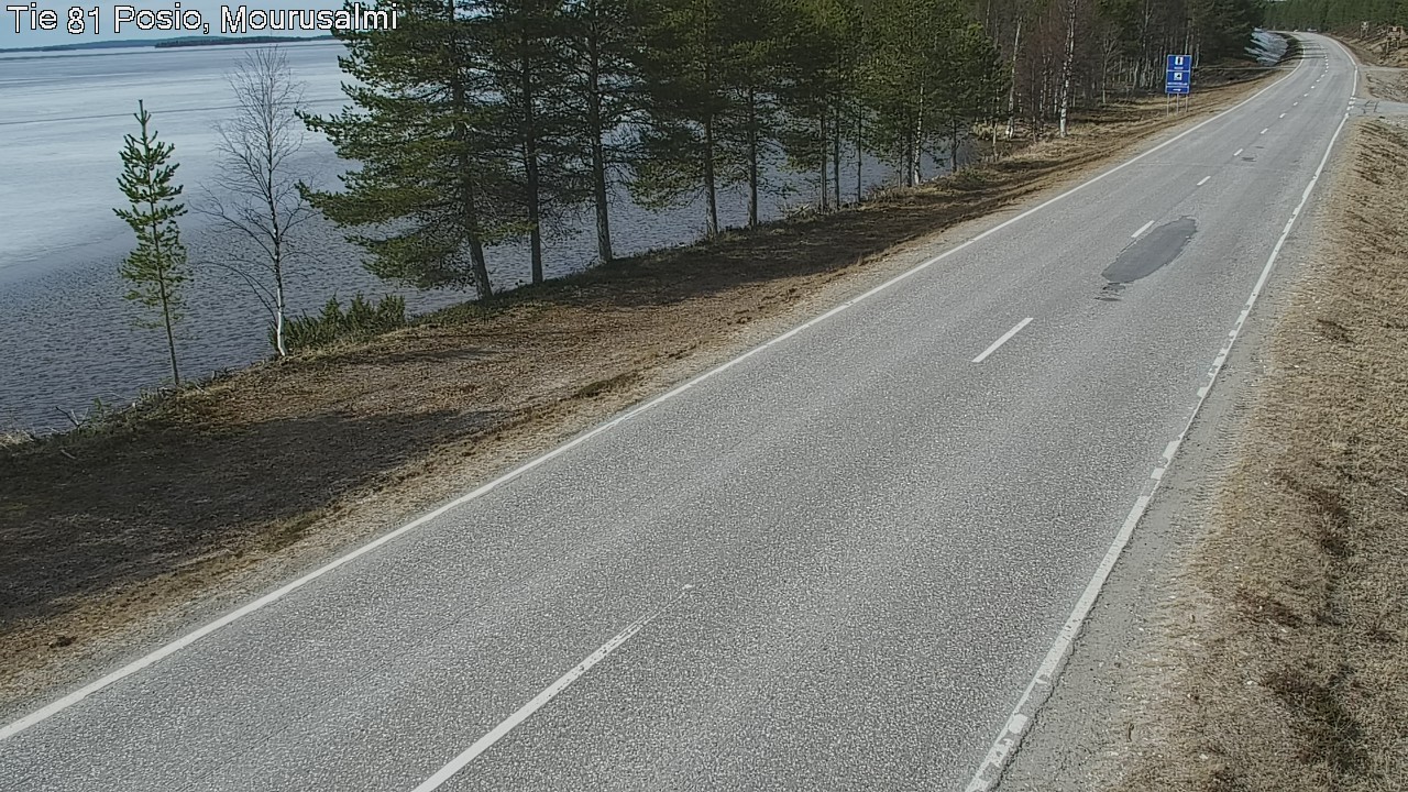 Weather Camera Image Väg 81 Posio, Mourusalmi, Posio, Lappi