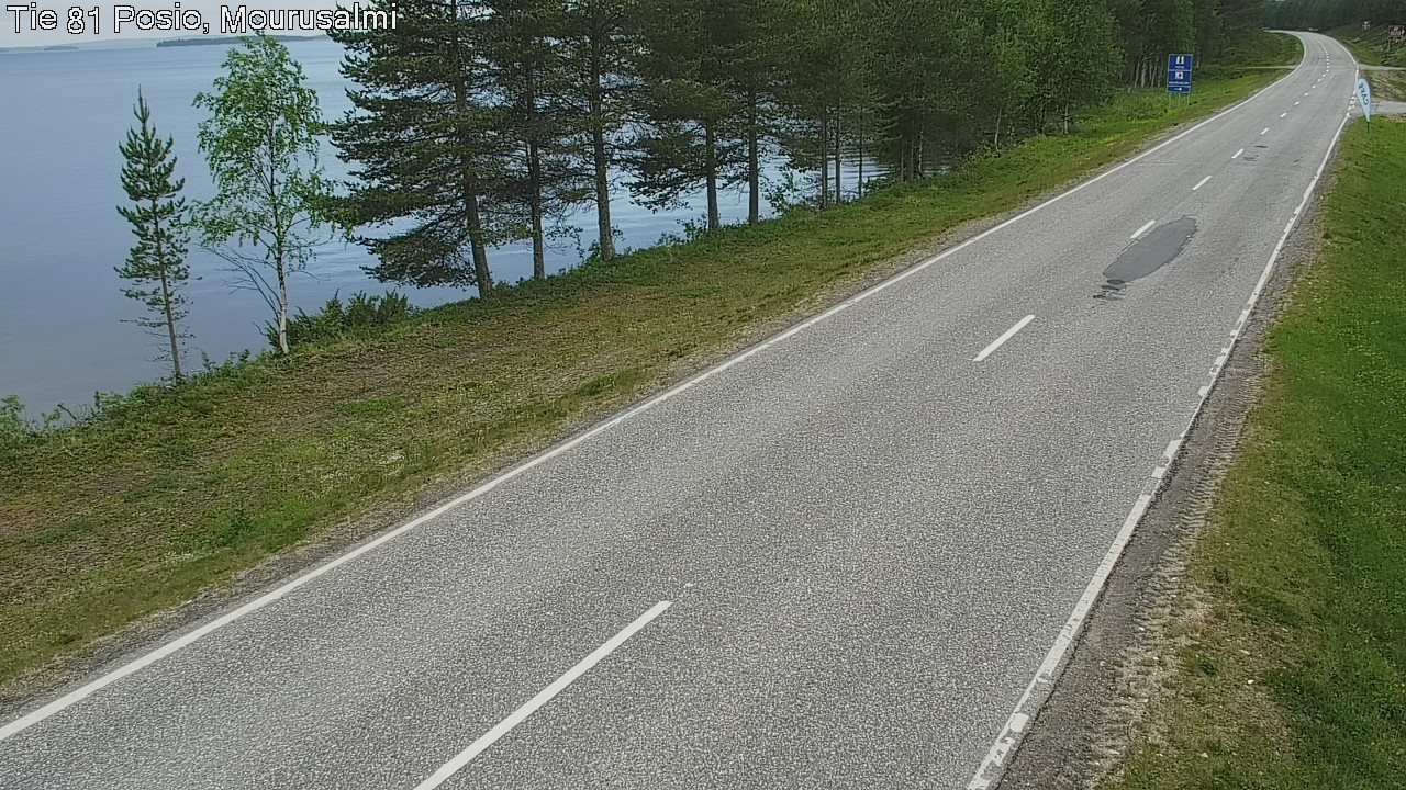 Kelikamerat Kuva Tie 81 Posio, Mourusalmi, Posio, Lappi