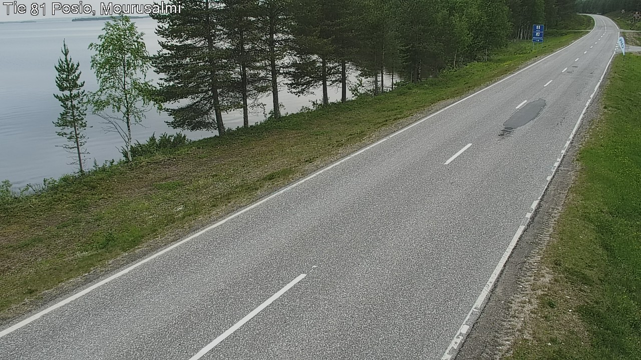 Kelikamerat Kuva Tie 81 Posio, Mourusalmi, Posio, Lappi