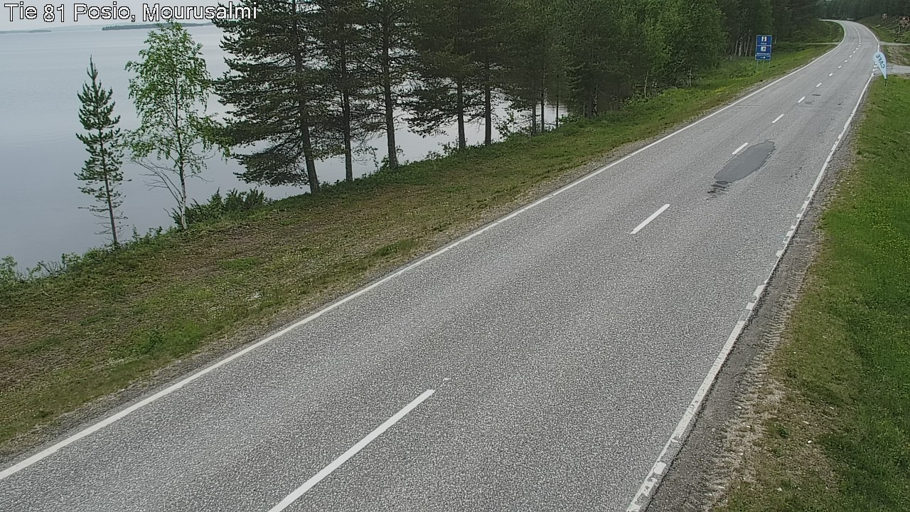 Kelikamerat Kuva Tie 81 Posio, Mourusalmi, Posio, Lappi