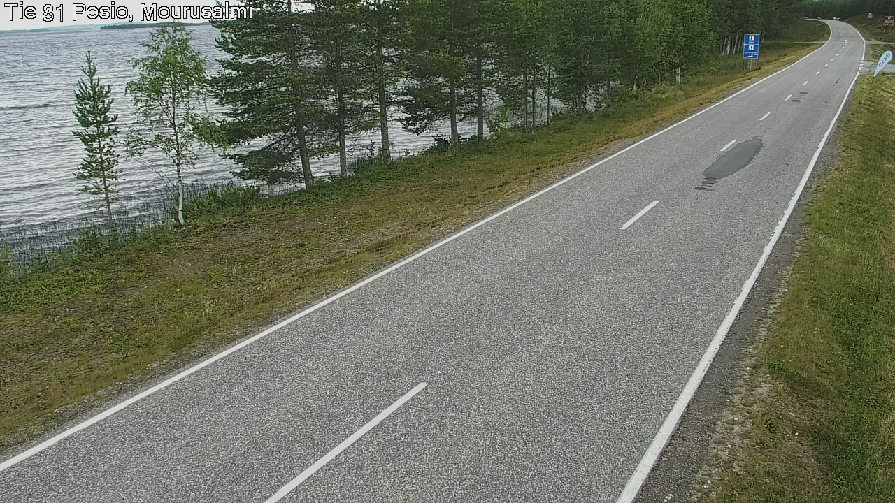 Kelikamerat Kuva Tie 81 Posio, Mourusalmi, Posio, Lappi