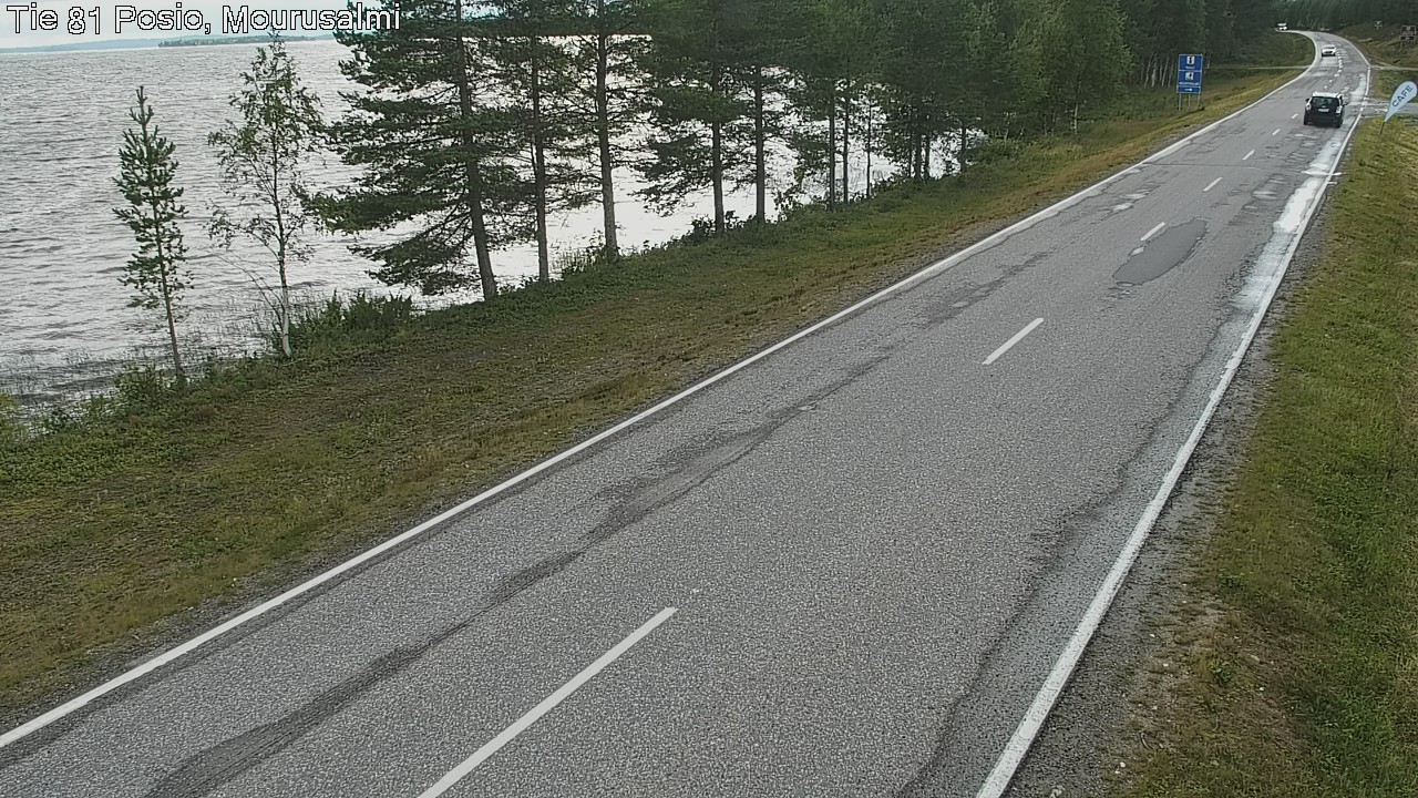 Kelikamerat Kuva Tie 81 Posio, Mourusalmi, Posio, Lappi