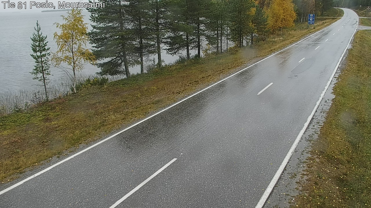 Kelikamerat Kuva Tie 81 Posio, Mourusalmi, Posio, Lappi
