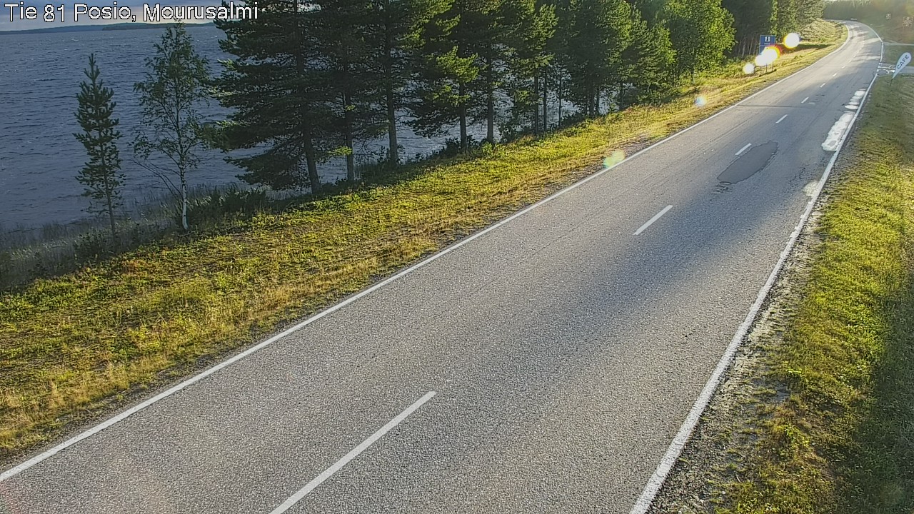 Kelikamerat Kuva Tie 81 Posio, Mourusalmi, Posio, Lappi