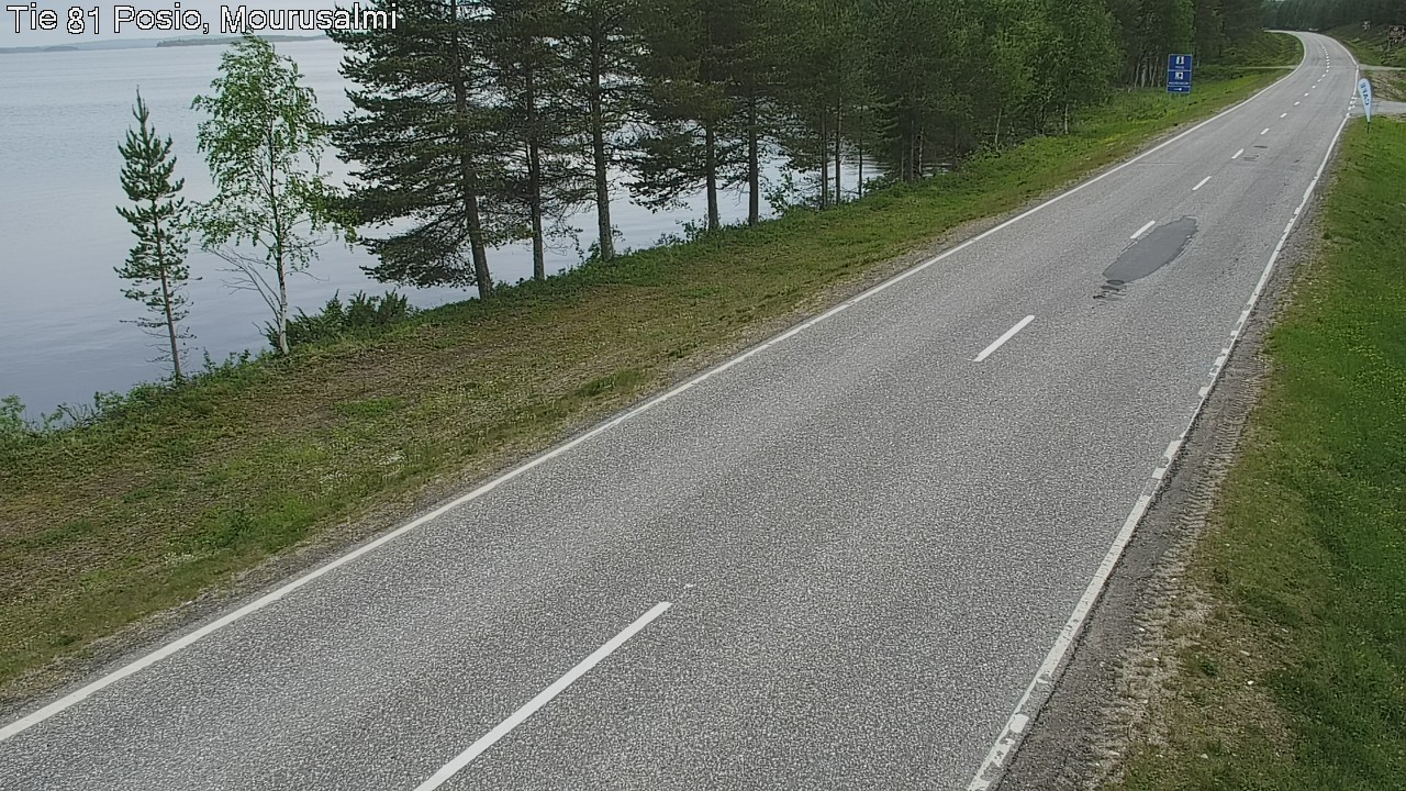 Kelikamerat Kuva Tie 81 Posio, Mourusalmi, Posio, Lappi