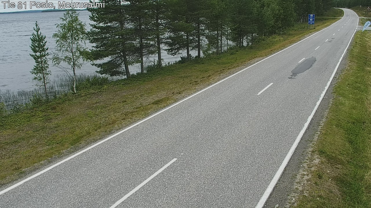 Kelikamerat Kuva Tie 81 Posio, Mourusalmi, Posio, Lappi