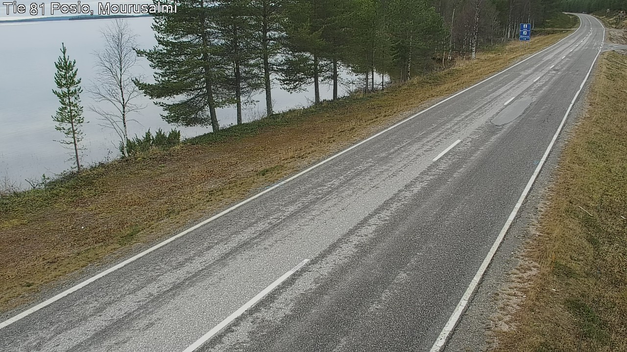 Kelikamerat Kuva Tie 81 Posio, Mourusalmi, Posio, Lappi