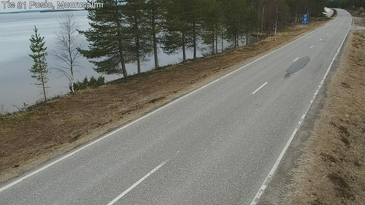 Weather Camera Image Väg 81 Posio, Mourusalmi, Posio, Lappi