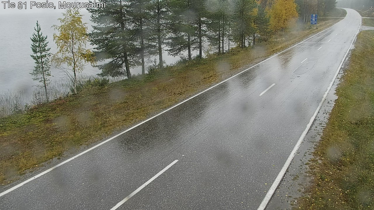 Weather Camera Image Väg 81 Posio, Mourusalmi, Posio, Lappi