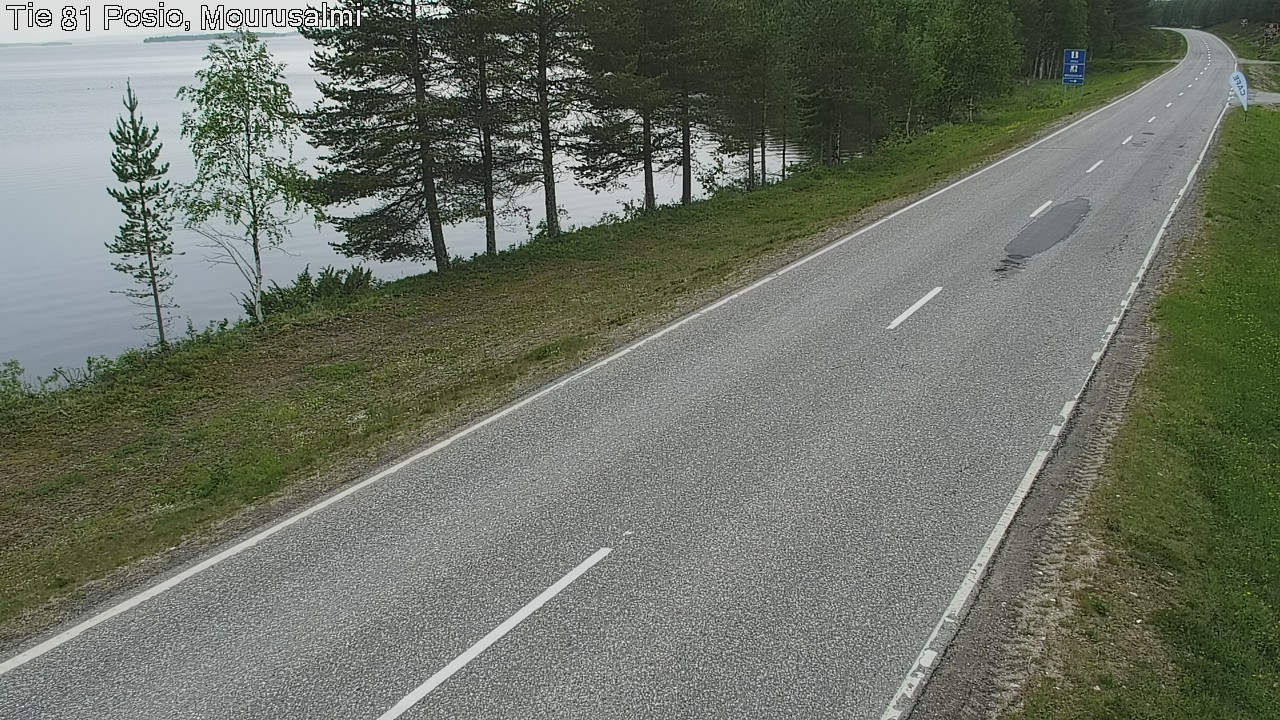 Kelikamerat Kuva Tie 81 Posio, Mourusalmi, Posio, Lappi