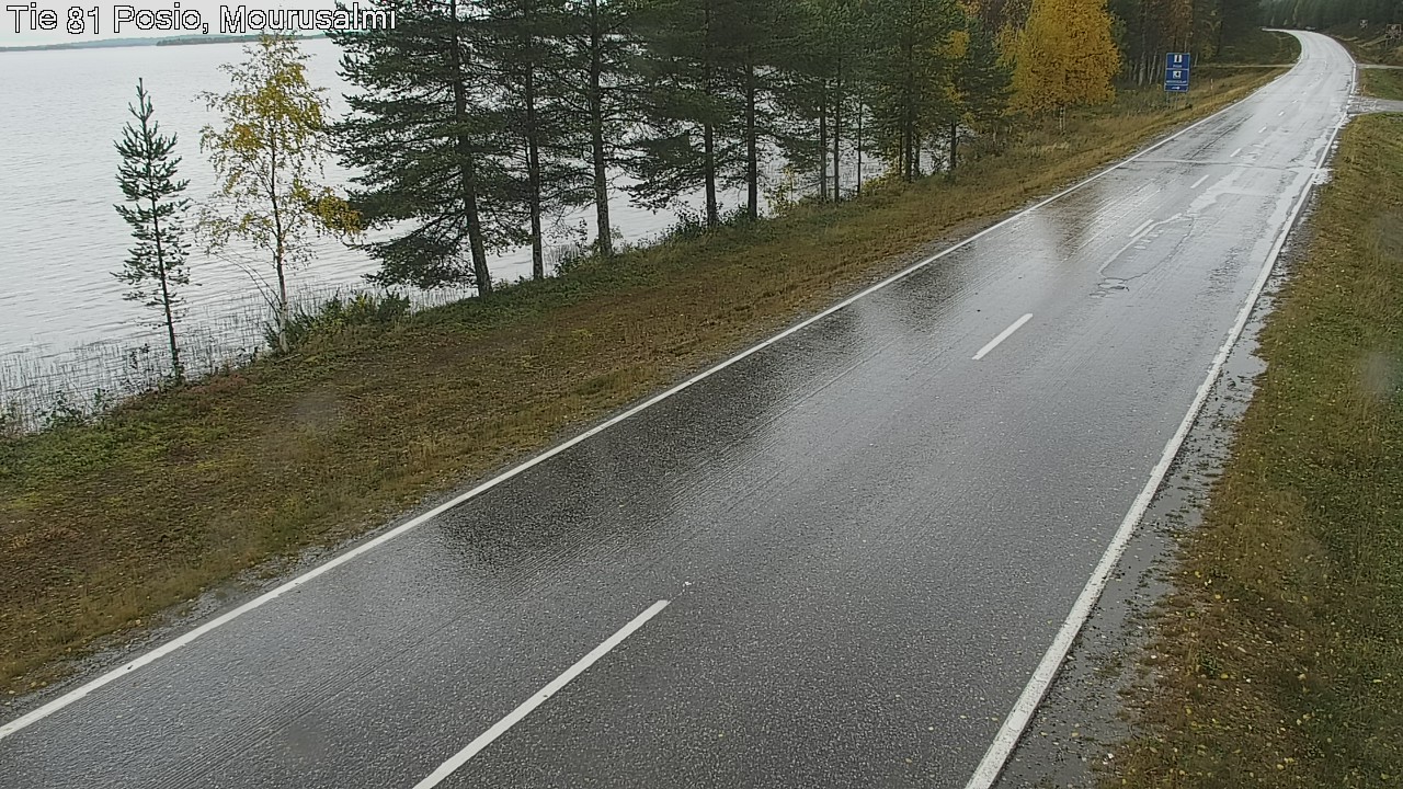 Weather Camera Image Väg 81 Posio, Mourusalmi, Posio, Lappi