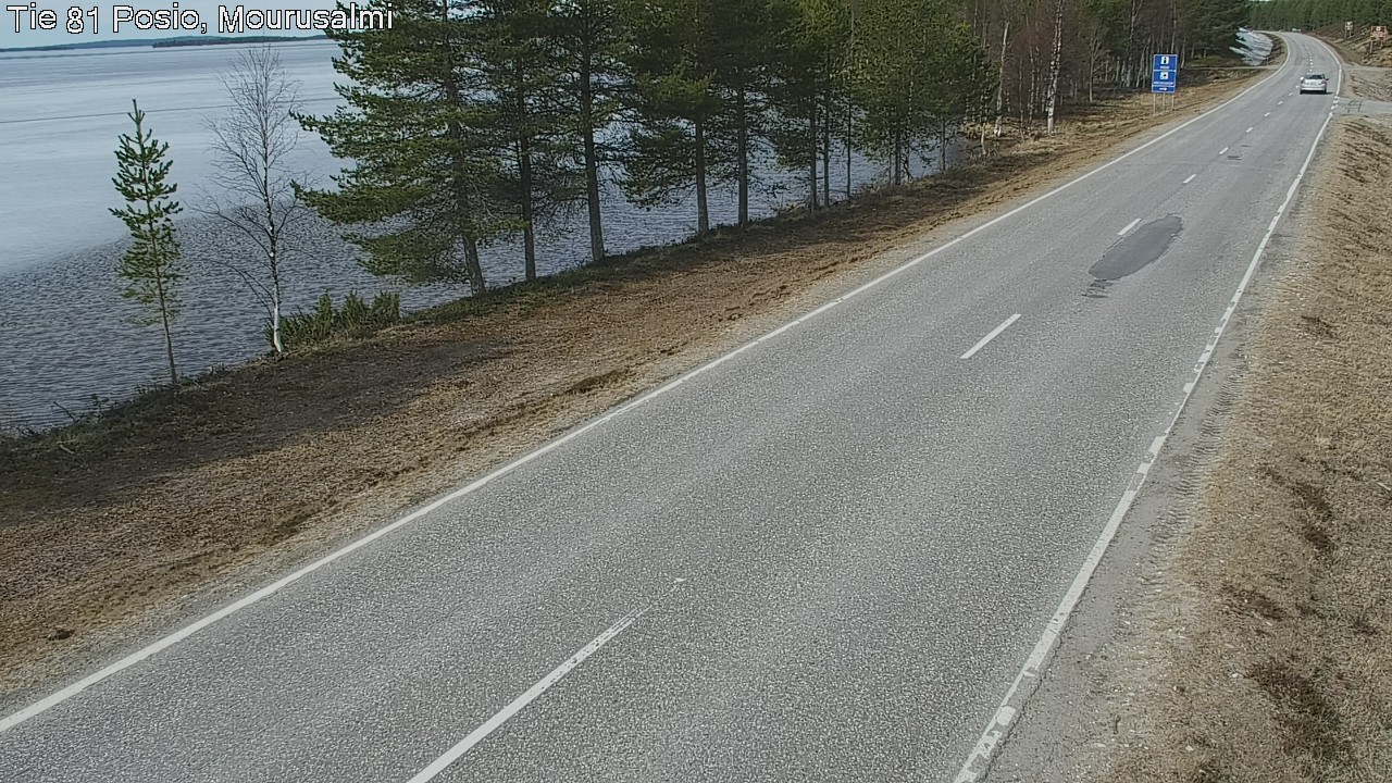 Weather Camera Image Väg 81 Posio, Mourusalmi, Posio, Lappi